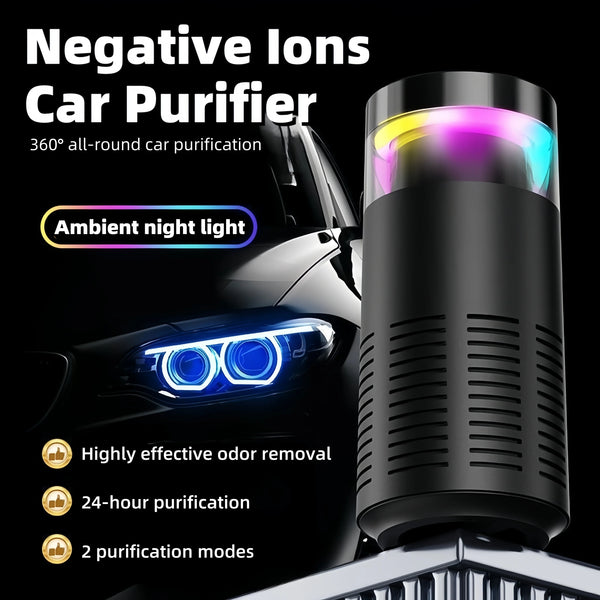 FreshRide Compact Car Air Purifier
